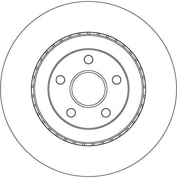 Brake Disc TRW SINGLE DF6569S