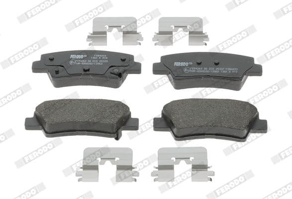 Brake pads rear, Top Quality FDB4833