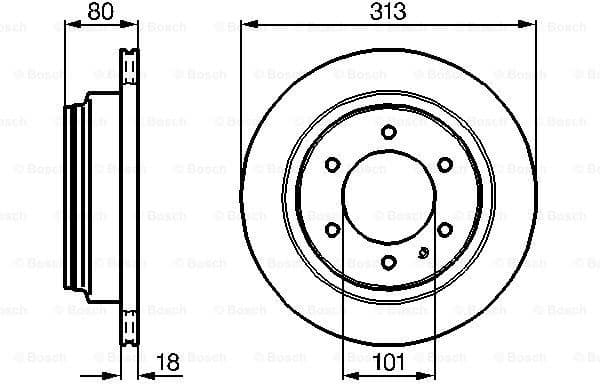 Brake Disc 0986478496 - image 5