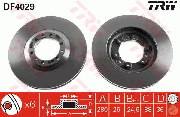 Brake Disc DF4029