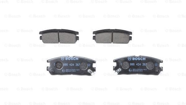 Brake Pad Set, disc brake 0986424367