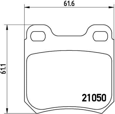 Brake Pad Set, disc brake PRIME LINE P59014