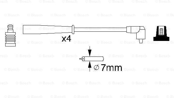 Ignition Cable Kit 0986356727 - image 5