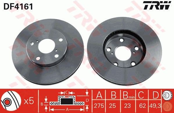 Brake Disc DF4161