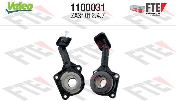 Central Slave Cylinder, clutch FTE CLUTCH ACTUATION 1100031