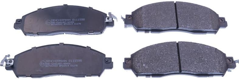 Brake Pad Set, disc brake B111598