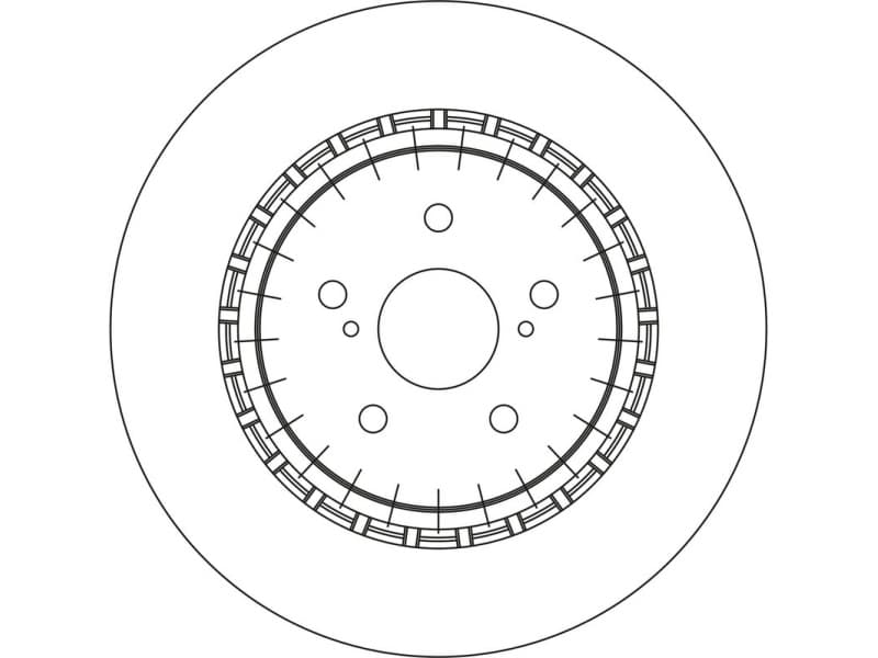 Brake Disc TRW SINGLE DF4594S
