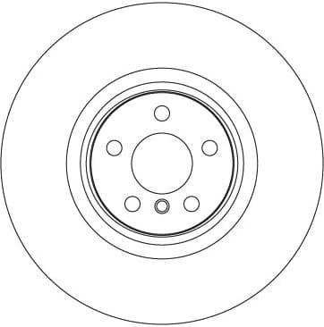Brake Disc TRW SINGLE DF6978S