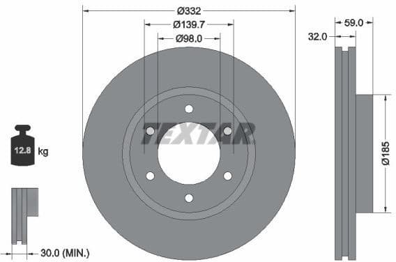Brake Disc PRO 92320803