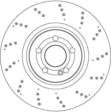 Brake Disc TRW SINGLE DF6946S
