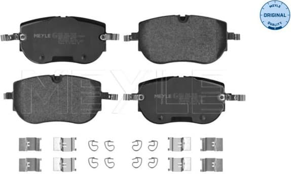 Brake Pad Set, disc brake MEYLE-ORIGINAL: True to OE. 025 264 1616