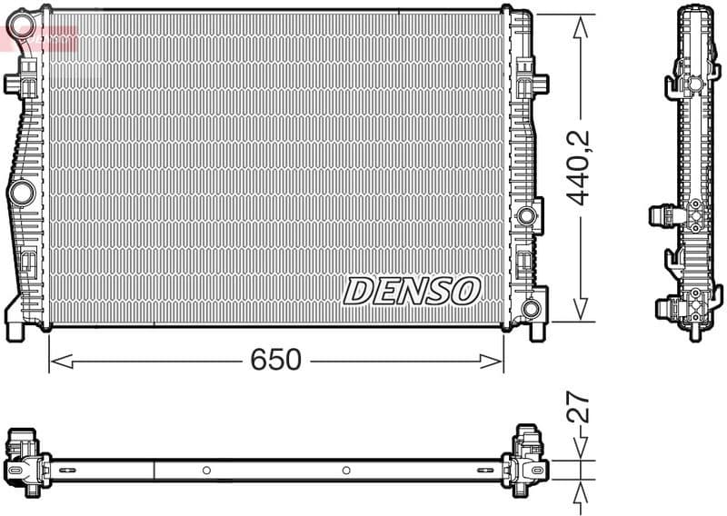 Radiator, engine cooling DRM32061