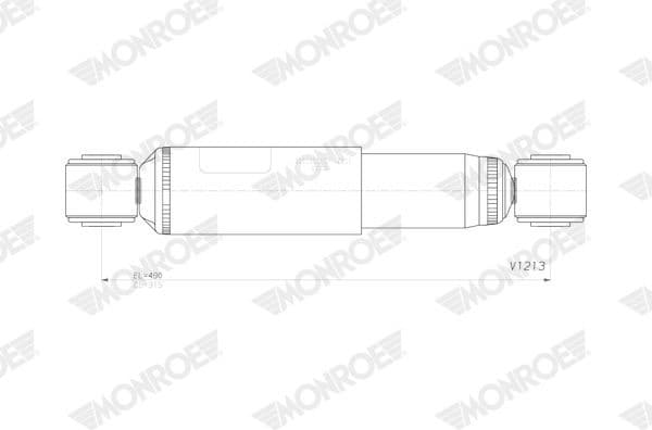 Shock Absorber VAN-MAGNUM V1213 - image 2