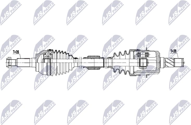 Drive Shaft NPW-MZ-116