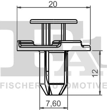 Clip, trim/protection strip 75-20002.5 - image 2