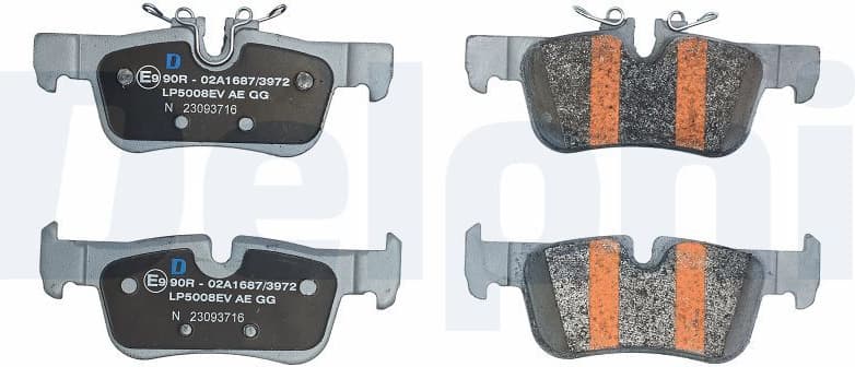 Brake Pad Set, disc brake LP5008EV - image 2