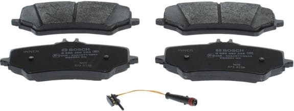 Brake Pad Set, disc brake 0 986 460 255