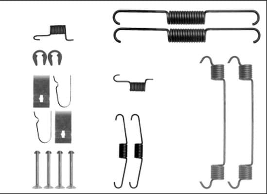Accessory Kit, brake shoes 97040400