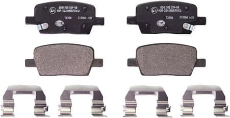 Brake Pad Set, disc brake 8DB 355 039-081