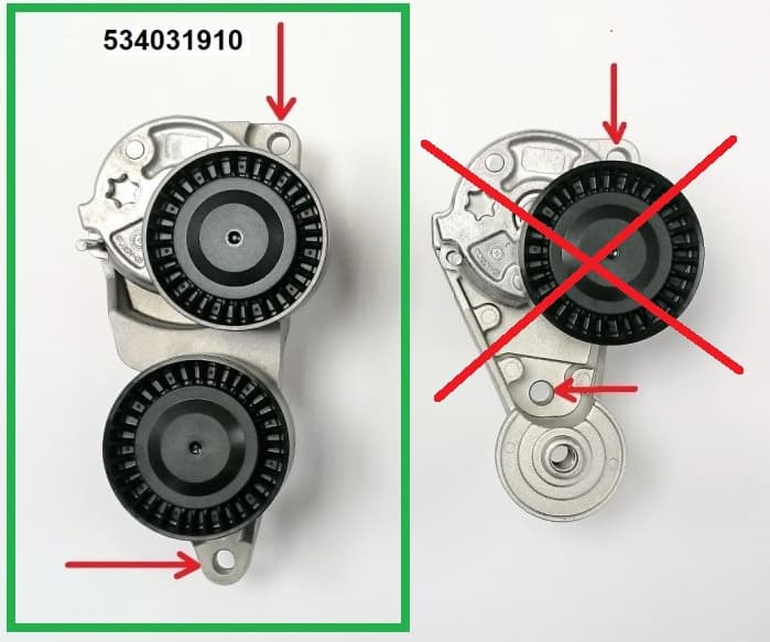 Tensioner belt 534031910