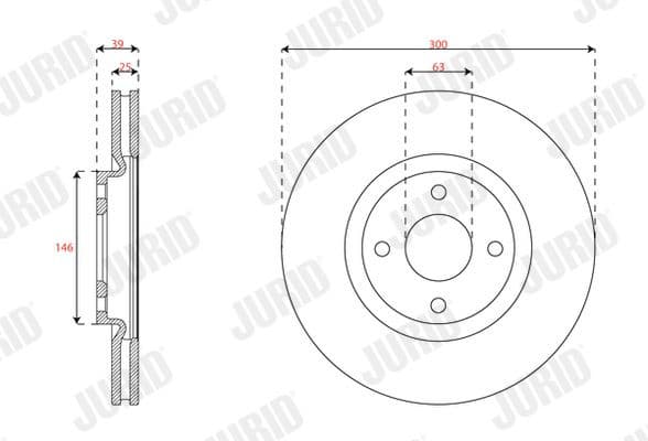 Brake Disc COAT+ 563687JC - image 2