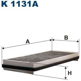 Filter, cabin air K1131A