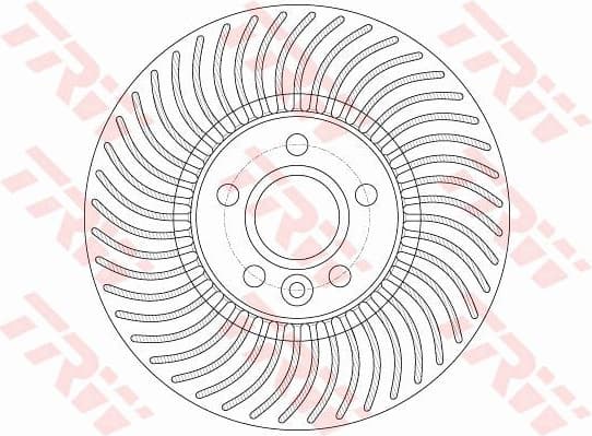 Brake disc, 1pcs FRONT, Top Quality DF6185S - image 4