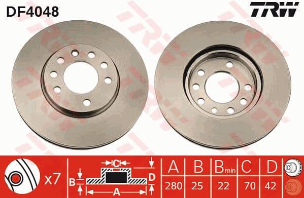 Brake Disc DF4048
