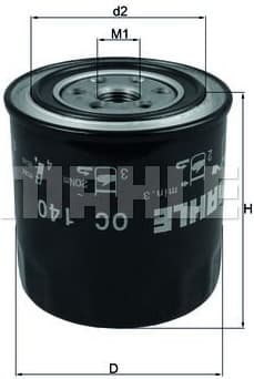 Filter oil OC140 - image 2
