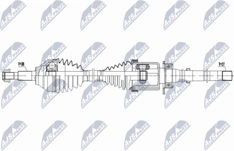 Drive Shaft NPW-FR-204