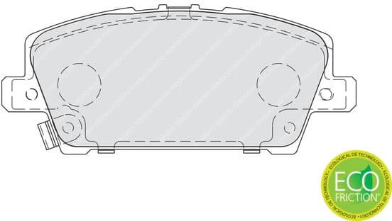 Brake pads front, Top Quality FDB1859 - image 2