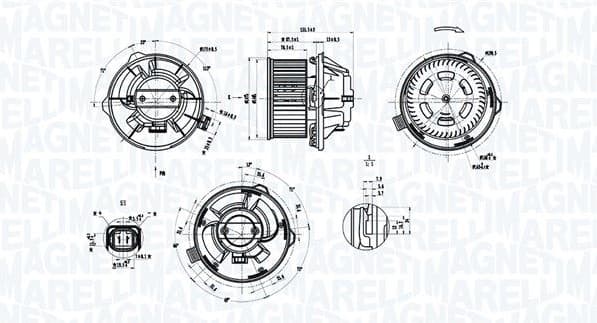 Interior Blower 069412389010