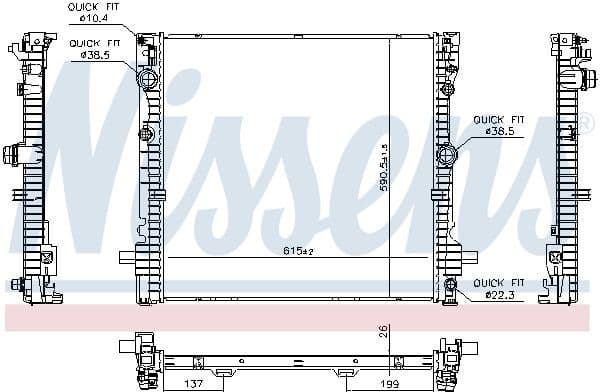 Radiator, engine cooling 606876 - image 5