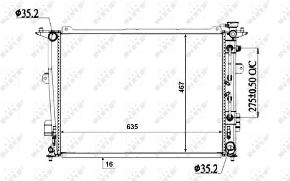 Radiator, engine cooling 50135 - image 4