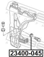 Gasket, washer fluid pump/washer fluid reservoir 23400-045 - image 2