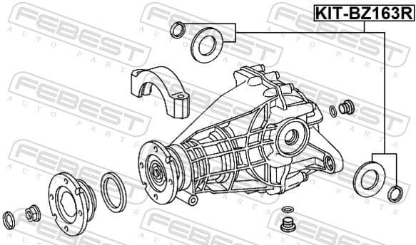 Shaft Seal, differential KIT-BZ163R - image 2