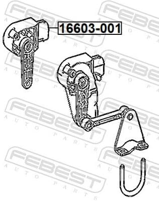 Sensor, headlight levelling 16603-001 - image 2