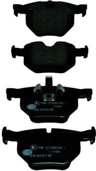 Brake Pad Set, disc brake 8DB 355 011-801