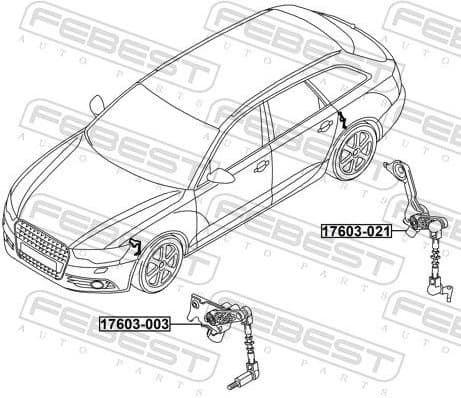Sensor, headlight levelling 17603-003 - image 2