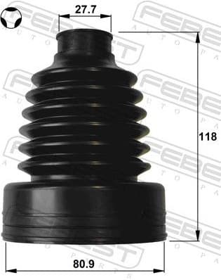 Bellow, drive shaft 2115P-M8DA - image 2
