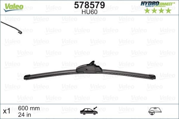 Wiper Blade HYDROCONNECT UPGRADE 578579