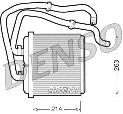 Heat Exchanger, interior heating DRR12003