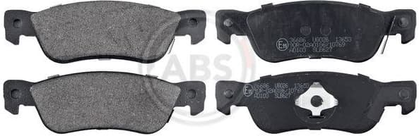 Brake Pad Set, disc brake 36686