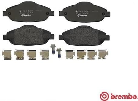 Brake pads front, Top Quality P61101 - image 2