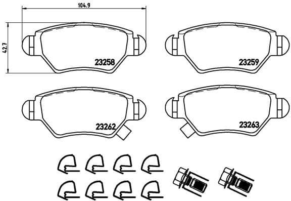 Brake Pad Set, disc brake PRIME LINE P59031