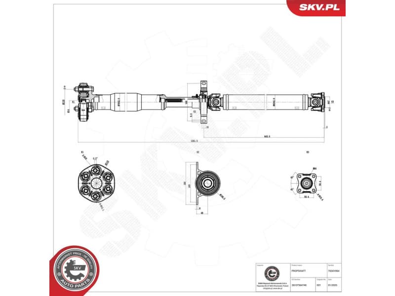 Drive Shaft 76SKV064