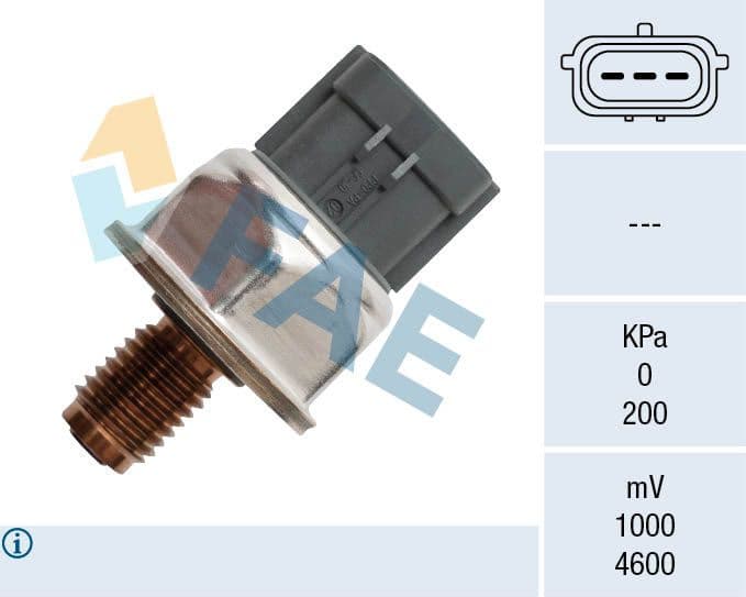 Sensor, fuel pressure 15606