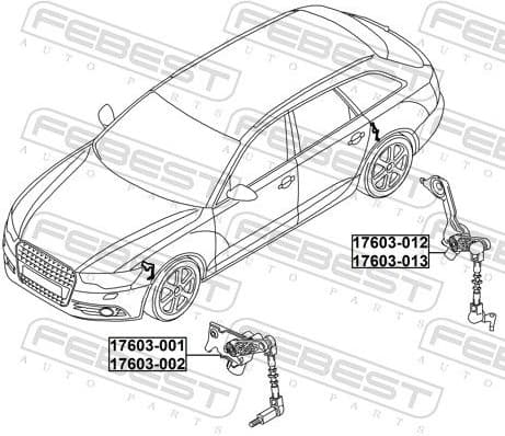 Sensor, headlight levelling 17603-002 - image 2