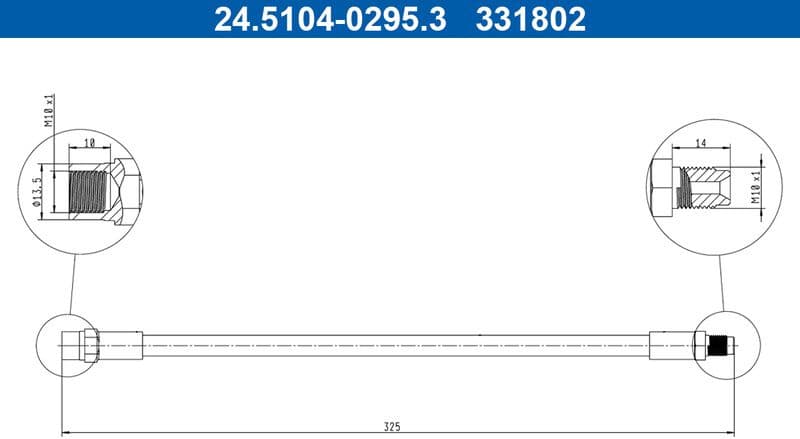 Brake Hose 24.5104-0295.3