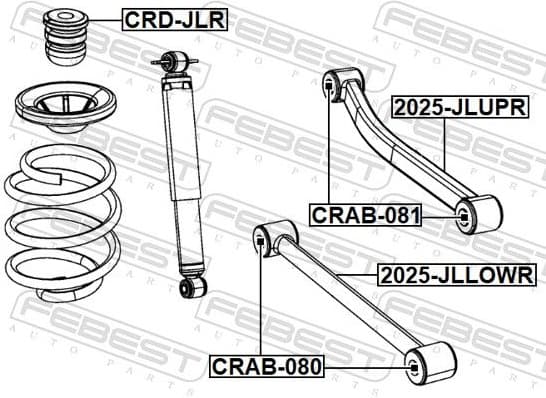 Mounting, control/trailing arm CRAB-081 - image 2